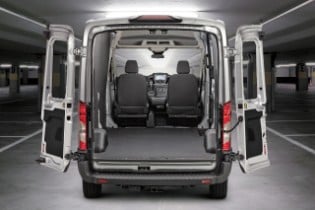 2018 Ford Transit Cargo Van interior